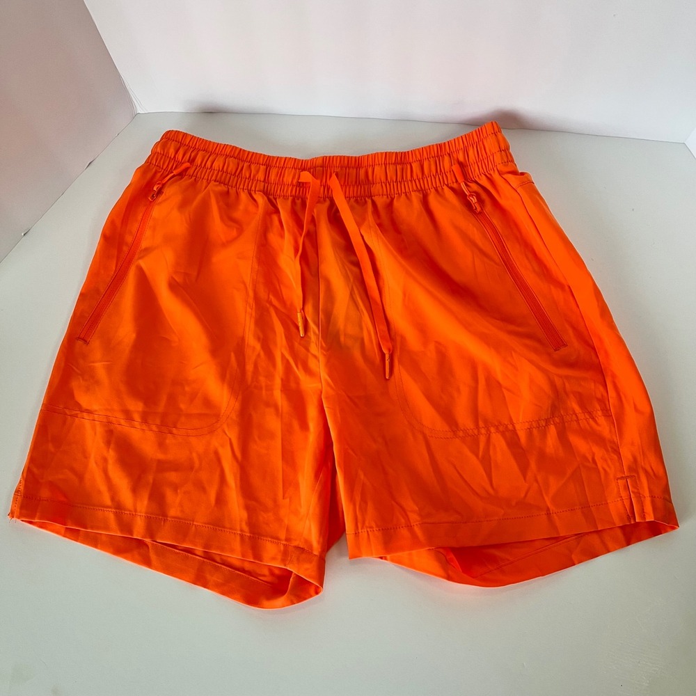 MAGCOMSEN Women Orange UPF 50+ Quick Dry Hiking Shorts Athletic Pockets Size M